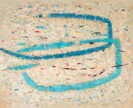 이성자, <천사의 땅>(1958), 캔버스에 유채, 130x162cm