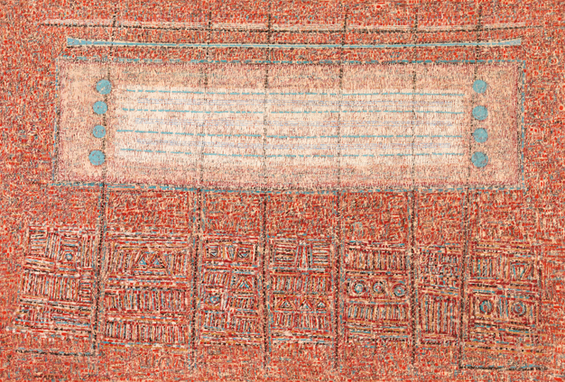 이성자, <내가 아는 어머니>(1962), 캔버스에 유채, 130×195cm