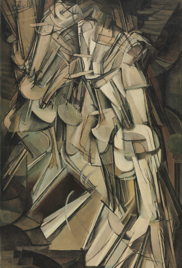 <계단을 내려오는 누드(No.2)>(1912)
루이즈와 월터 아렌스버그 소장품, 1950 
ⓒ Association Marcel Duchamp / ADAGP, Paris - SACK, Seoul, 2018.