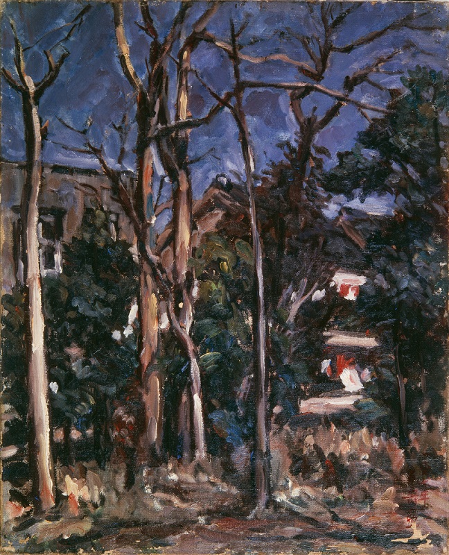 오지호, 〈풍경〉, 1927.jpg 보존과학자 c의 하루 작품 이미지