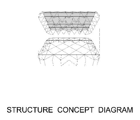 Jong Soung Kimm, <Weightlifting Gymnasium for '88 Olympic Structure Concept Diagram> ,1986
