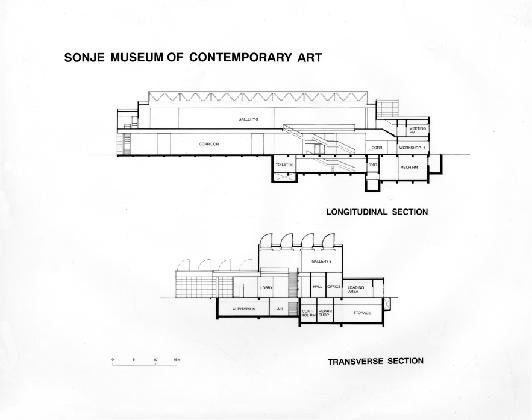 Jong Soung Kimm, <Wooyang Art Museum (Art Sonje Museum)Sections>, 1991