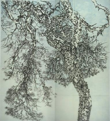 Kang Nammi, <Pine Tree 061116>, 2006