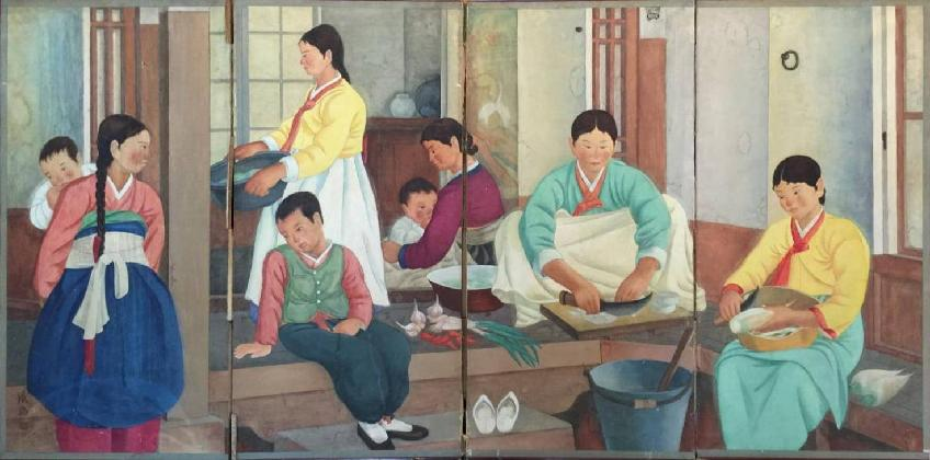 金重鉉、<春陽>、1936、MMCA 所蔵