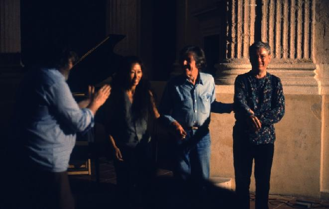金順基、〈ビデオとマルチメディア〉、金順基と彼の招待作家たちの中でジョン・ケージコンサート、1986