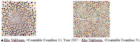 Kho Nakbeom, <Countable Countless1>/<Countable Countless 5>, Year 2007 