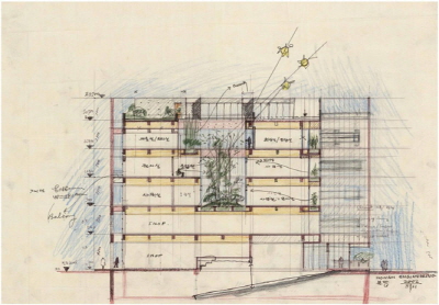 Argus Building, Bundang, Section, 2002