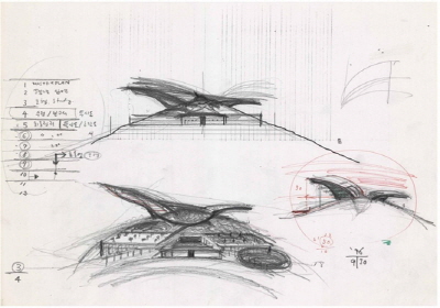 Democracy Park, Busan, Concept sketch, 1996