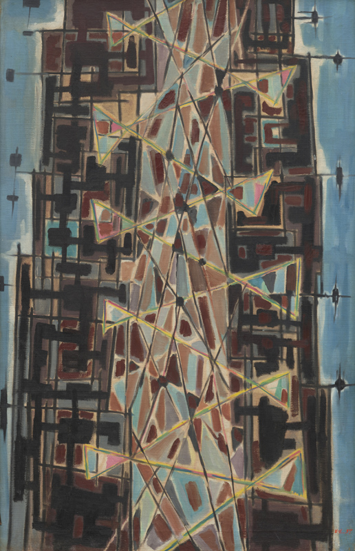 변영원, ‹서울역 부근›, 1957 이미지
