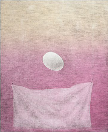 황규백, ‹분홍색 손수건과 달걀›(1973)