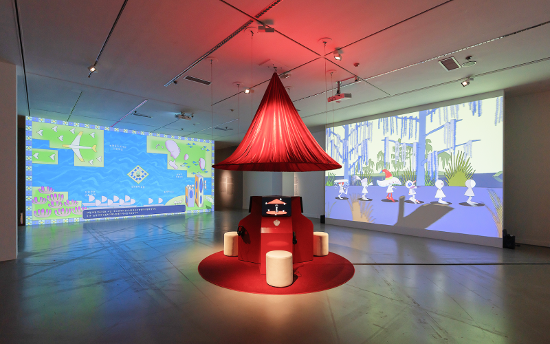 상희 작가 전시 전경