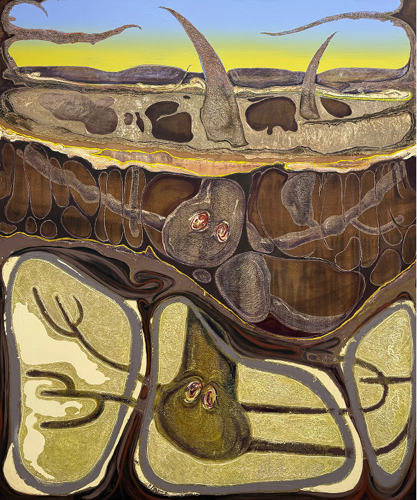 조한나, ‹무제›(2025) 캔버스에 아크릴릭 물감, 180×150cm