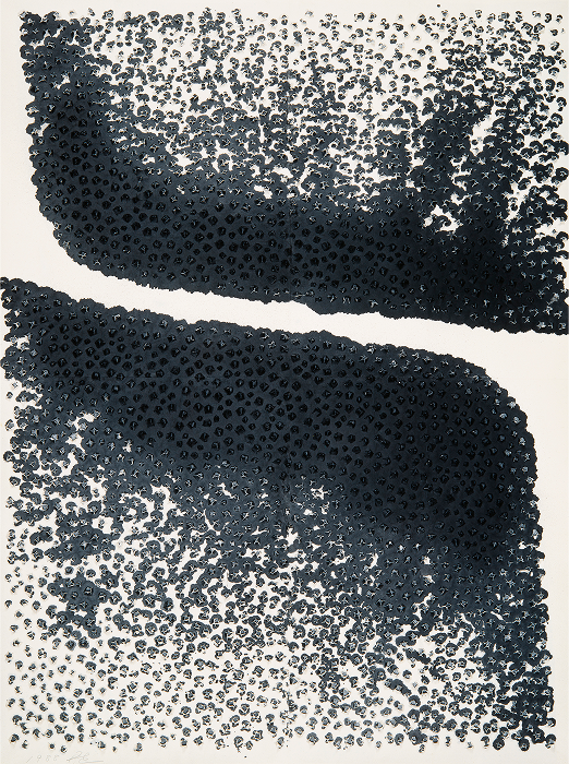 권영우, ‹무제› (1988) 종이에 먹, 224 x 169.5cm, 국립현대미술관 이건희컬렉션