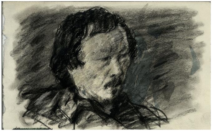 ITAMI JUN, <Self Portrait>, Year unknown