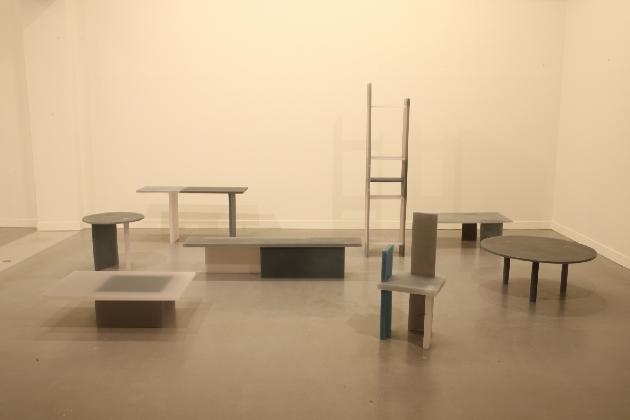 박원민(1982-), <희미한 연작 - 흰색, 회색 그리고 남색>,  2013