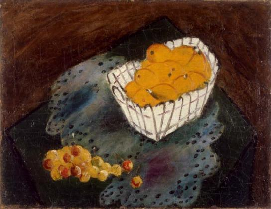 Ku Pon-ung, <Loquat and Cherry(Grapes)>, 1927