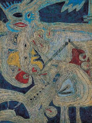 Kwak Duck-jun, <Image Revealed on Face>, 1966