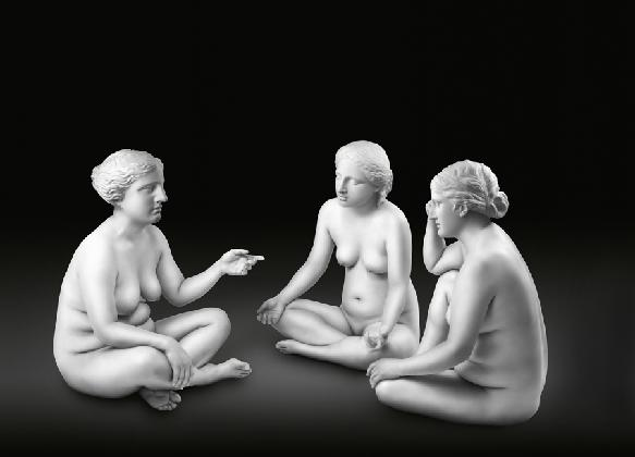 Debble Han, <Seated Three Graces>, 2009