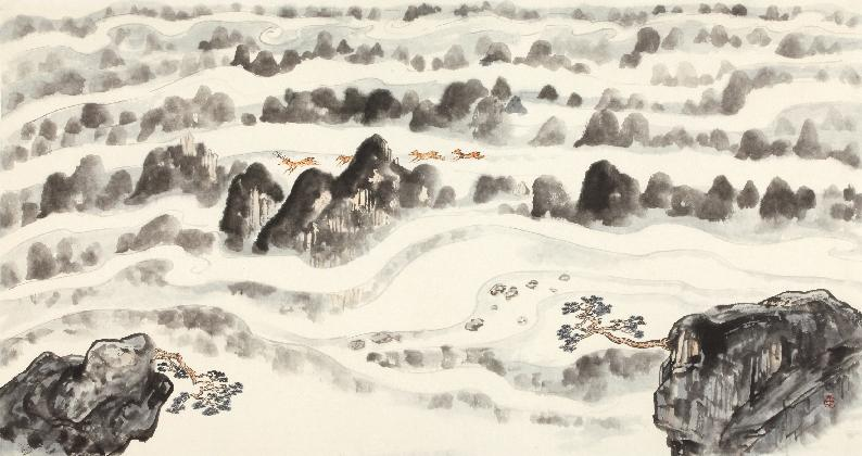 Song Youngbang, <Dancing Mountain and River>, 2007