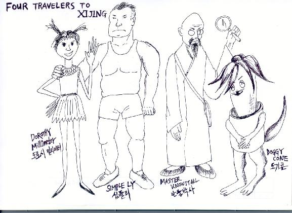 Xijing Men, This is Xijing – Journey to the West (Seoul), 2008, Drawing, Data File