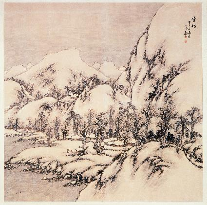 박승무, <설경>, 1959