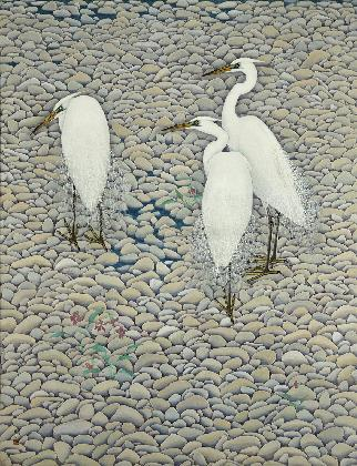 Lee Sookja, <White Egret>, 1976