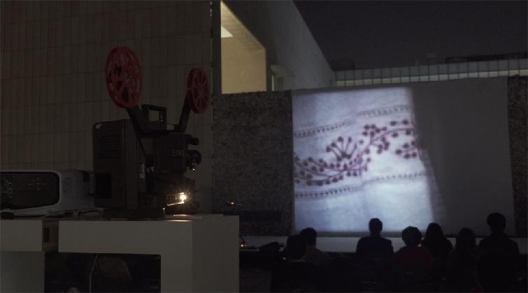 장혜연, 〈(un)developed, (un)printed〉, 16mm 영사기, 2016