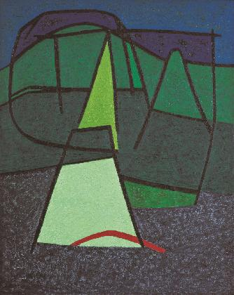 Yoo Youngkuk, <Mountain>, 1957