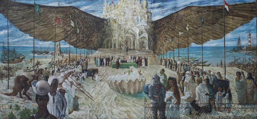 압둘하디 알자제르, <평화>, 1965, 이집트근대미술관 소장