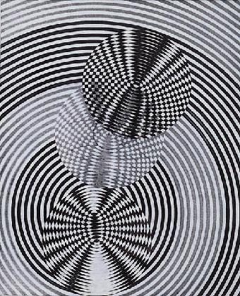 HAN Mook, <Disque Intaglio Noir>, 1973