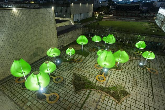 삶것(양수인), <원심림>, 2017  (사진: 홍철기)