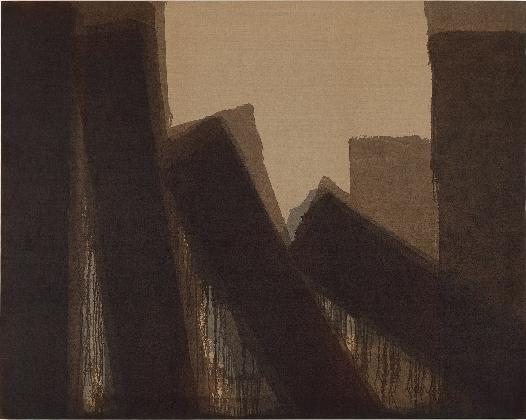 윤형근, <다색 Burnt Umber>, 1980