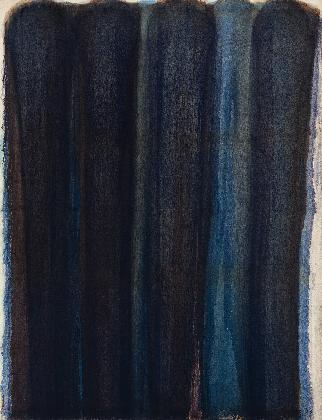 윤형근, <청다색 Burnt Umber & Ultramarine>, 1973