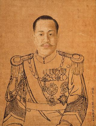 金股鎬(キム・ウンホ)、<純宗皇帝人物像>、1923