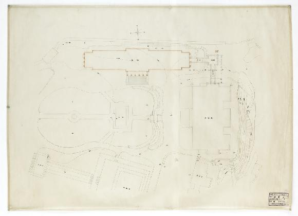 Site Plan of MMCA Deoksugung Building, 1936, Hamamatsu Library Collection