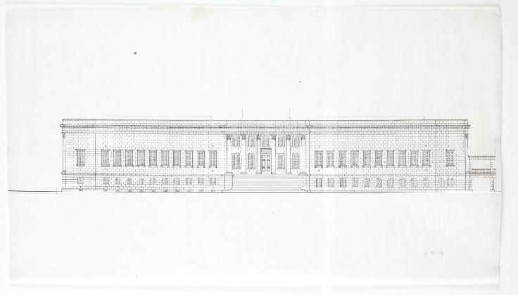 Front Elevation of MMCA Deoksugung, c. 1936-37, Hamamatsu Library Collection