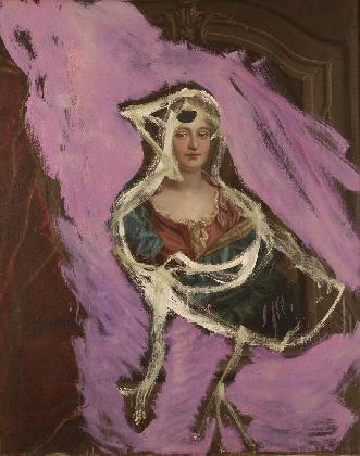 阿斯葛·琼(Asger Jorn), <无题>, 1962, 油画布上的油画, 122 x 97 cm, 琼美术馆收藏
