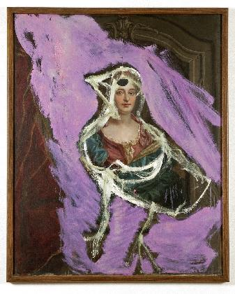 アスガー・ヨルン、<無題>、1962、キャンバスに油彩、122 x 97 cm、ヨルン美術館所蔵
