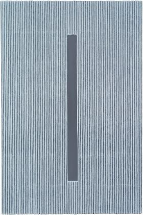 朴栖甫、<描法 No.080618>、2008、キャンバスに韓紙、混合材料、195x130cm