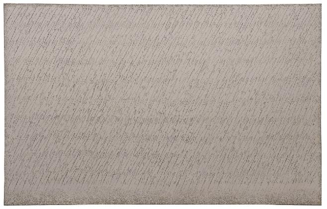 朴栖甫, <描法 No.228-85>, 1985, 棉布油彩, 铅笔, 165x260cm