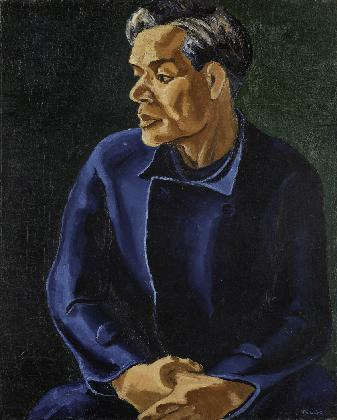 Figure(man),1937-8, 91x72.5cm, Oil on canvas, MMCA Collection
