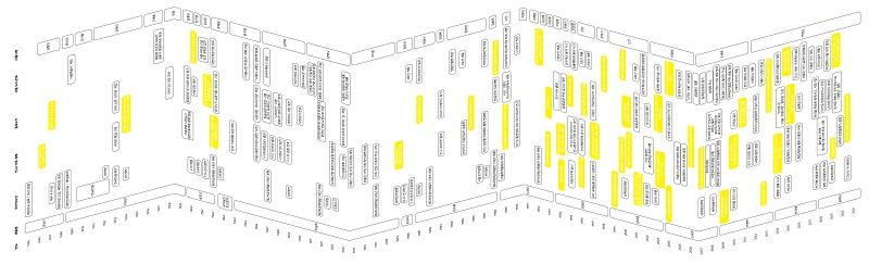 SQC, Chronology of Others, 2020, Graphic Installation