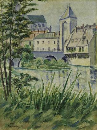 이종우, <루앙 풍경>, 1926, 캔버스에 유채, 64×48cm, 국립현대미술관 소장.