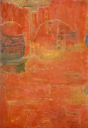 김형대, <환원 B>, 1961, 캔버스에 유채, 162×112cm, 국립현대미술관 소장.