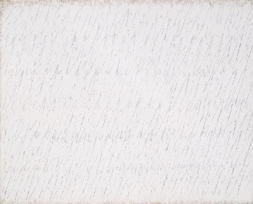 박서보, <묘법 No.16-78-81>, 1981, 면천에 유채, 흑연, 130×162cm, 국립현대미술관 소장.