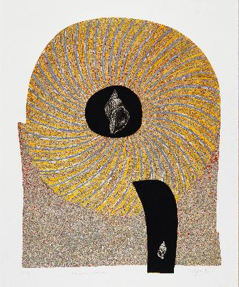 박래현, <현상>, 1970-73, 에칭, 애쿼틴트, 50.5×40cm, 국립현대미술관 소장