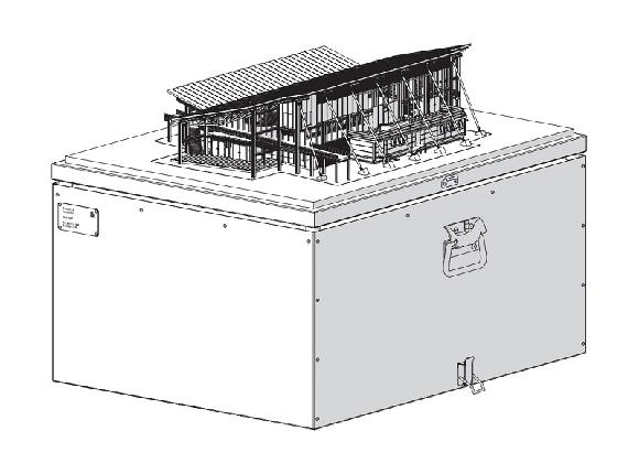 Seoul Model Shop, Diorama Seoul, 2020, 3D printing model, steel case, Variable dimension