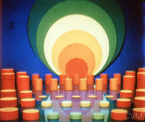 Oskar Fischinger, 〈Composition in Blue〉, 1935, © Center for Visual Music