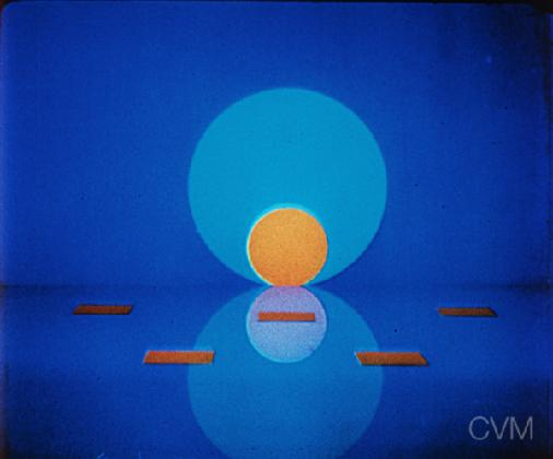 Oskar Fischinger, 〈Composition in Blue〉, 1935, © Center for Visual Music