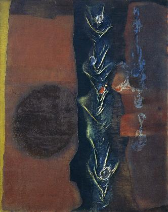 정상화, <작품 65-B>, 1965, 캔버스에 유채, 162x130.3cm. 삼성미술관 리움 소장